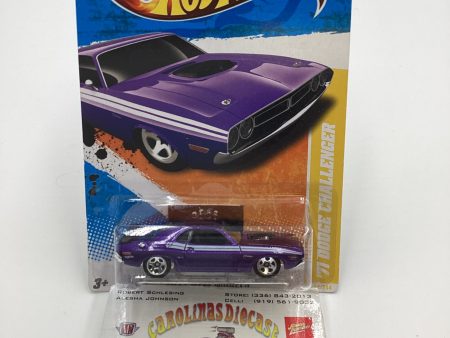 2011 Hot Wheels #12 71 Dodge Challenger Purple 56E Online Hot Sale