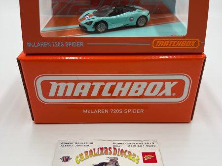 Matchbox Mattel Creations McLaren 720S Spider Gulf Blue Online Sale