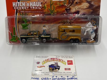 Matchbox Hitch N Haul Cowboy Trail Chevy Silverado & Horse Box For Sale