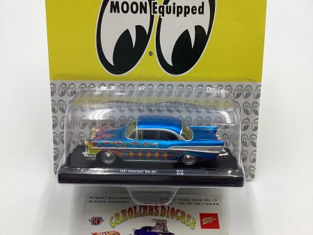 M2 Machines Moon Equipped 1957 Chevrolet Bel Air R73 198A on Sale