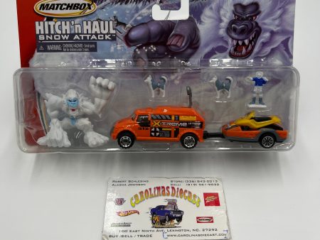 Matchbox Hitch N Haul Snow Attack Snow Truck & Snowmobile For Sale