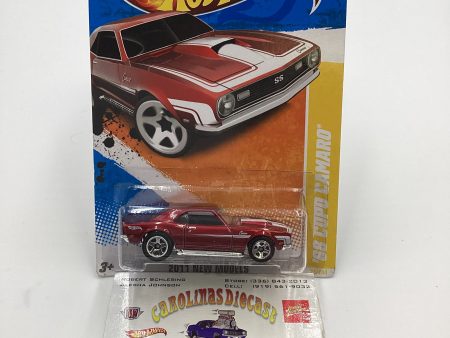 2011 Hot wheels #25 68 Copo Camaro Red 3C Cheap