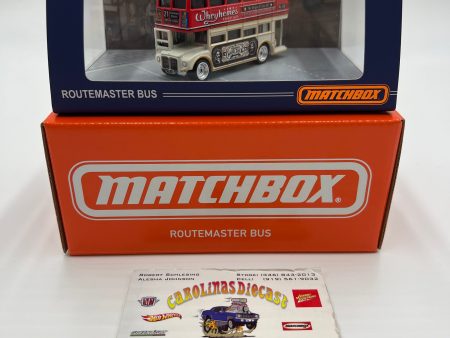 Matchbox Mattel Creations Routemaster Bus Red White on Sale