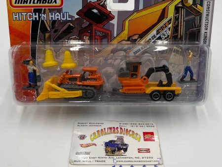 Matchbox Hitch N Haul MBX Metal Construction Kings Excavator & Trailer on Sale