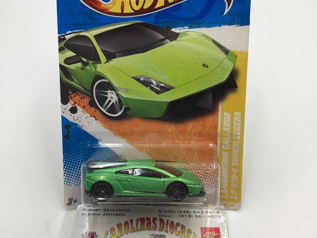 2011 Hot Wheels #9 Lamborghini Gallardo LP 570-4 Superleggera Green 102D Online