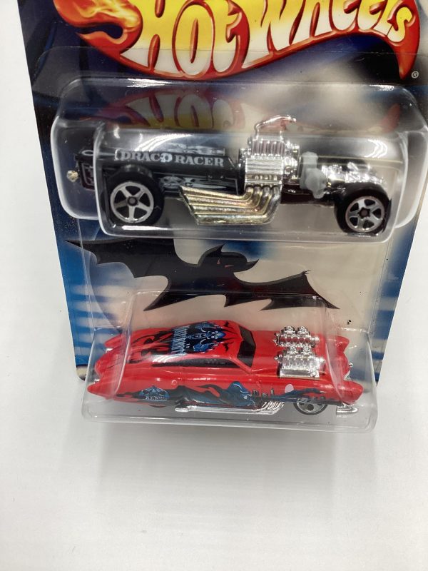 2002 Hot Wheels Halloween Highway Drag Racer & Nosfermoto SR Supply