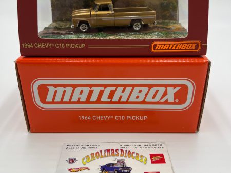 Matchbox Mattel Creations 1964 Chevy C10 Pickup Gold For Cheap