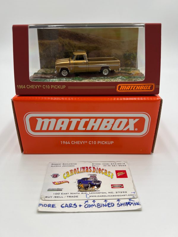 Matchbox Mattel Creations 1964 Chevy C10 Pickup Gold For Cheap