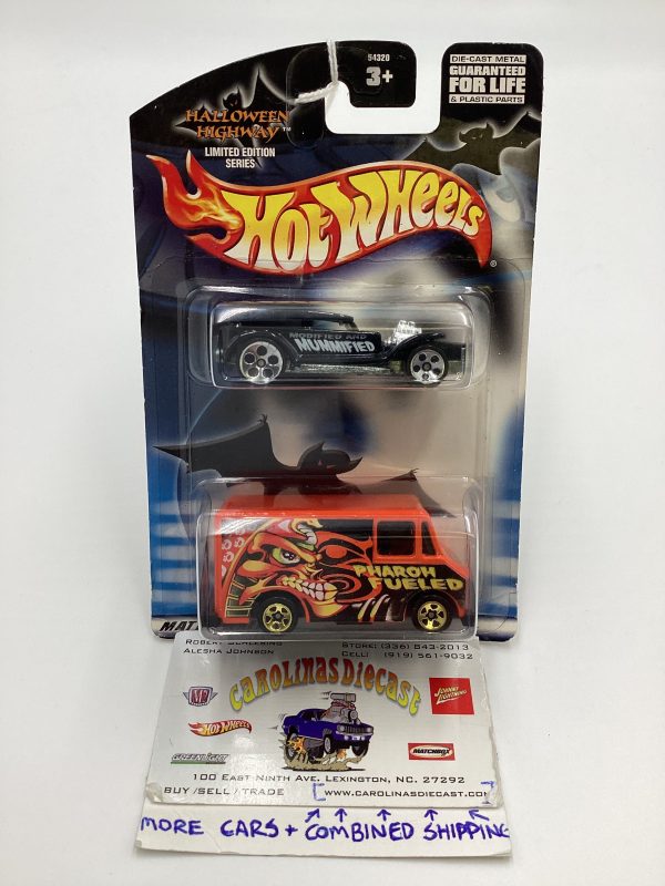 2002 Hot Wheels Halloween Highway Mummified & Pharoh SR Hot on Sale