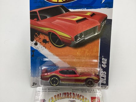 2011 Hot Wheels #109 Olds 442 Red 54E Discount