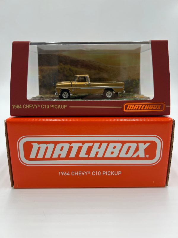 Matchbox Mattel Creations 1964 Chevy C10 Pickup Gold For Cheap