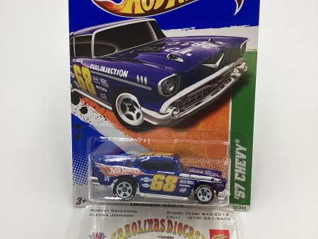 2011 Hot Wheels #52 Treasure Hunts 57 Chevy Blue For Discount