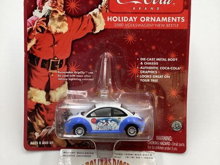 Johnny Lightning Coca Cola Holiday Ornaments 2000 Volkswagen New Beetle 228A Cheap