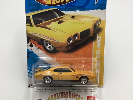 2011 Hot Wheels #11 70 Pontiac GTO Judge Yellow on Sale