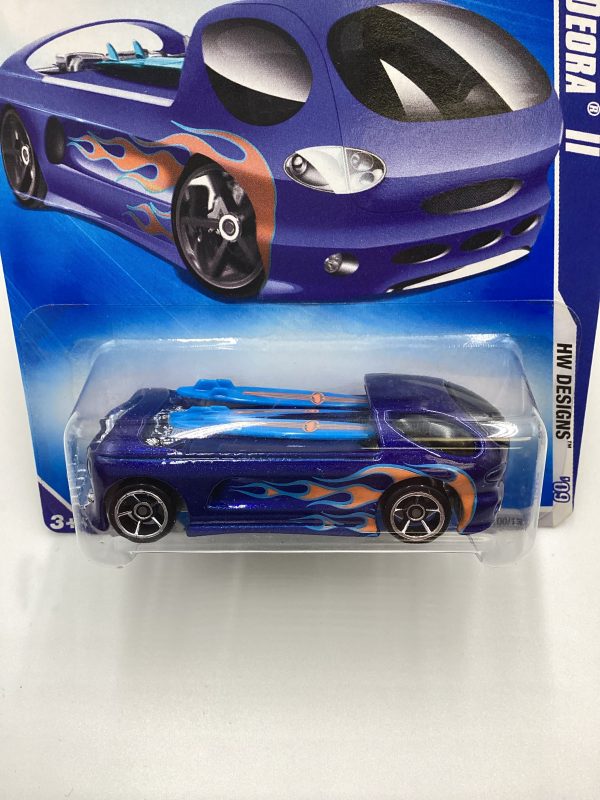 2009 Hot Wheels #100 Deora II Blue 113A Online Sale