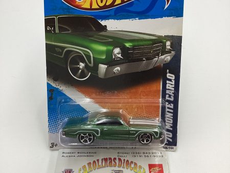 2011 Hot Wheels #106 70 Monte Carlo Green 10H Supply