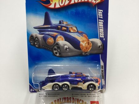 2009 Hot Wheels #102 Fast Fortress Blue SS6 Fashion