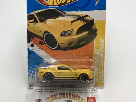 2011 Hot Wheels #3 10 Ford Shelby GT-500 Super Snake Yellow 19D Hot on Sale