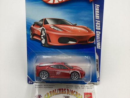 2010 Hot Wheels #154 Ferrari F430 Challenge Red SR For Cheap