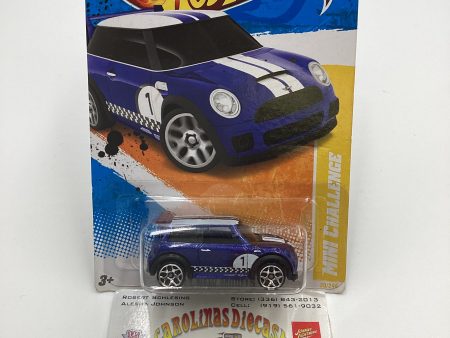 2011 Hot Wheels #30 Mini Challenge Blue 64C For Cheap