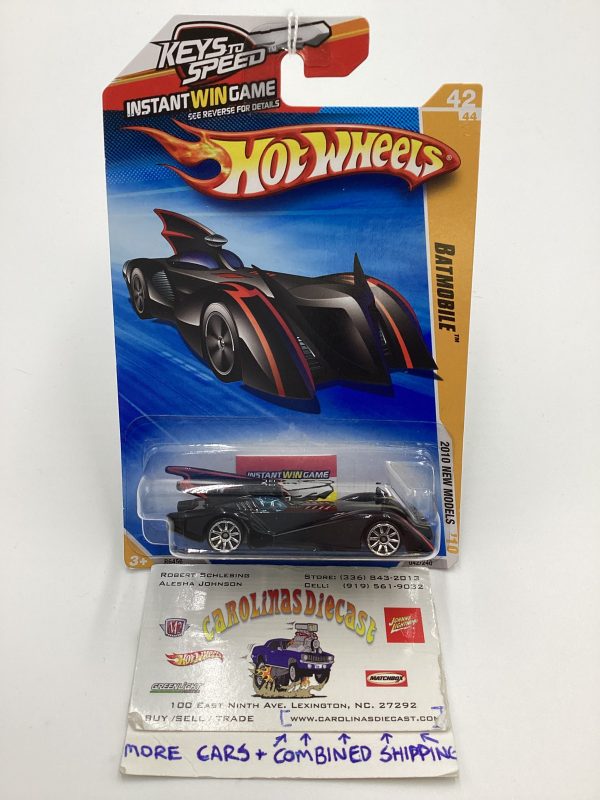 2010 Hot Wheels #42 Batmobile 122D Supply