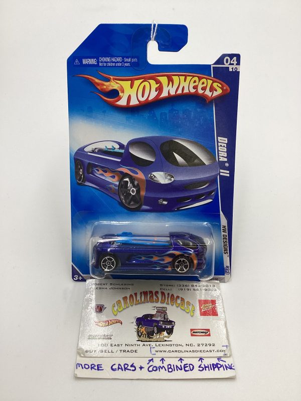 2009 Hot Wheels #100 Deora II Blue 113A Online Sale