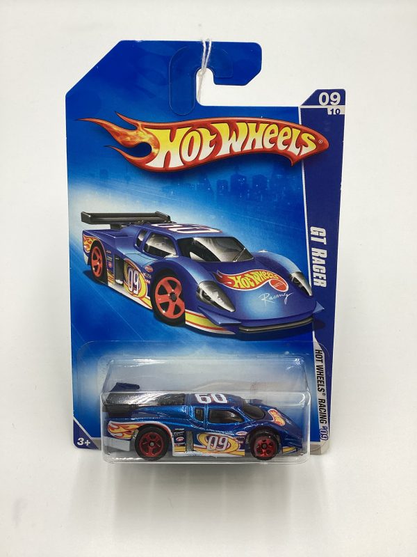 2009 Hot wheels #075 GT Racer Blue GG2 Supply