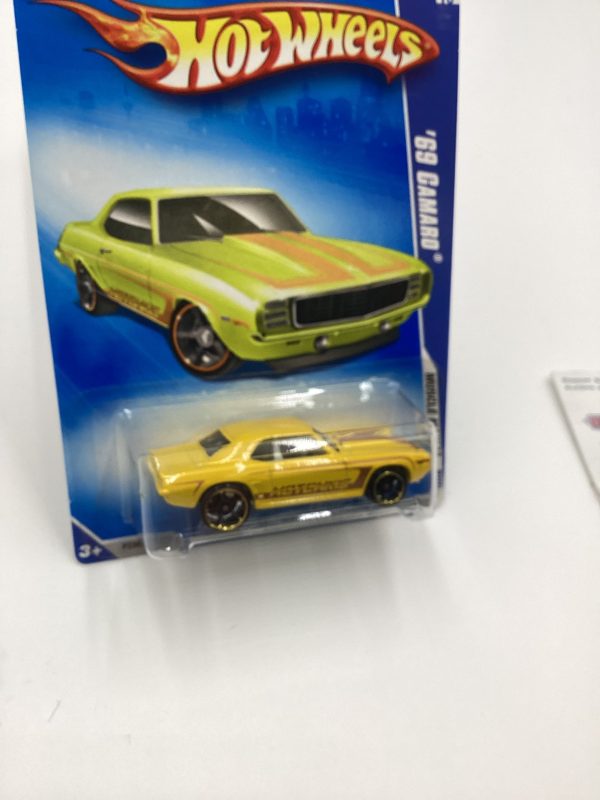 2009 Hot wheels #077 69 Camaro Yellow Hotchkiss Walmart Exclusive 239A Discount