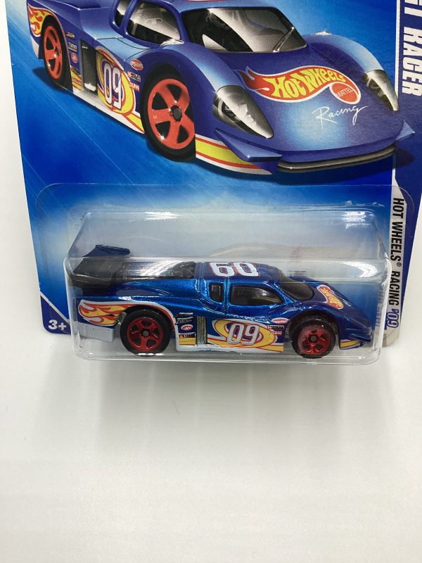 2009 Hot wheels #075 GT Racer Blue GG2 Supply