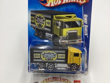 2009 Hot wheels #114 Hiway Hauler Yellow Vein on Top Left 116D For Cheap