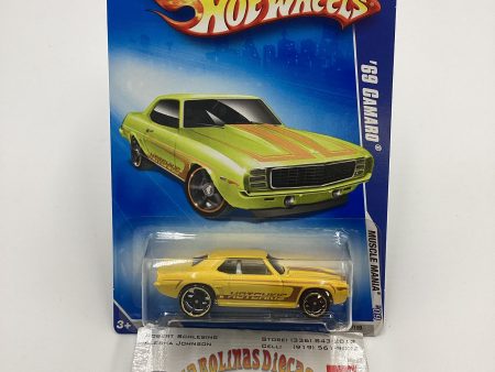 2009 Hot wheels #077 69 Camaro Yellow Hotchkiss Walmart Exclusive 239A Discount