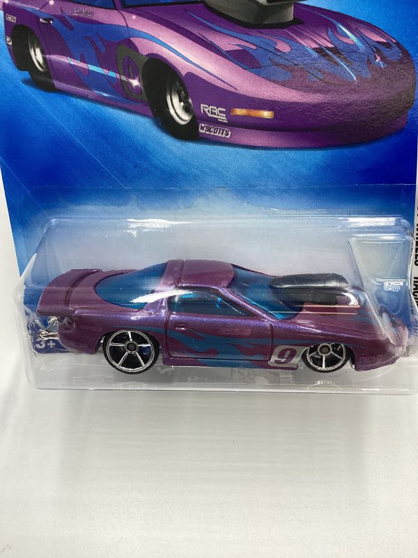 2009 Hot Wheels #072 Pro Stock Firebird Purple 42C For Sale