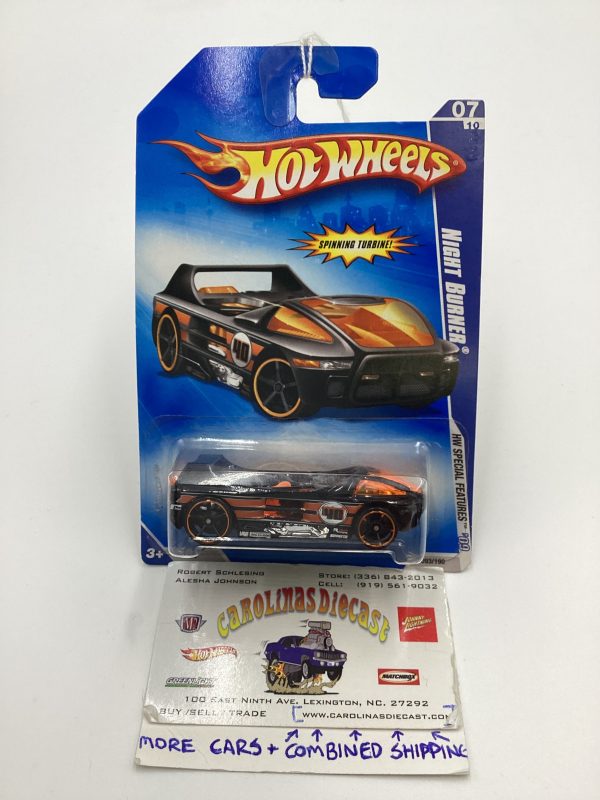 2009 Hot wheels #093 Night Burner Black HH1 Sale