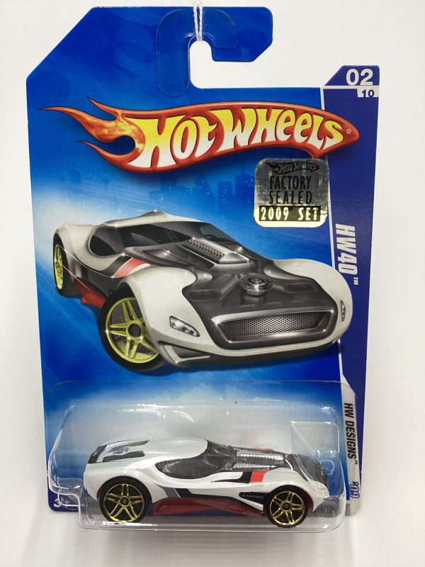 2009 Hot Wheels #098 HW40 White Factory Sealed HH5 Online