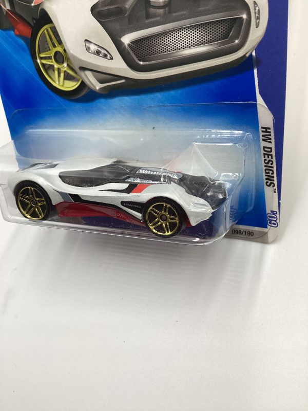 2009 Hot Wheels #098 HW40 White Factory Sealed HH5 Online