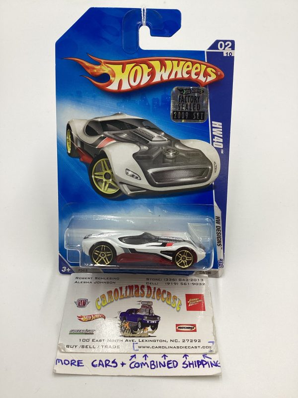 2009 Hot Wheels #098 HW40 White Factory Sealed HH5 Online