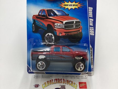 2009 Hot Wheels #087 Dodge Ram 1500 Red Walmart Exclusive 238A Sale