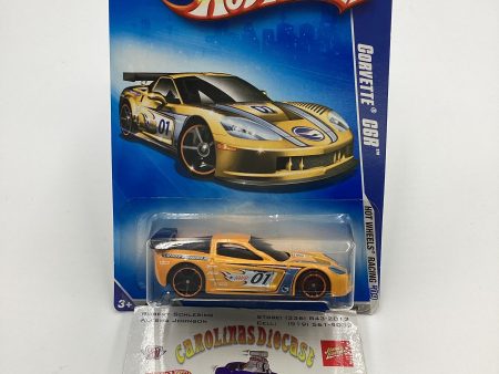 2009 Hot Wheels #071 Corvette C6R Yellow 14i Online Hot Sale