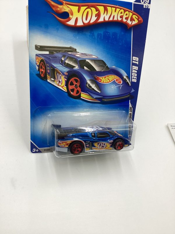 2009 Hot wheels #075 GT Racer Blue GG2 Supply