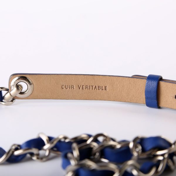 Chanel CC Chain Leather Belt Size 90 36 Online