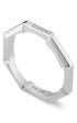 GUCCI Link to Love 18k White Gold Ring YBC662194003 Hot on Sale