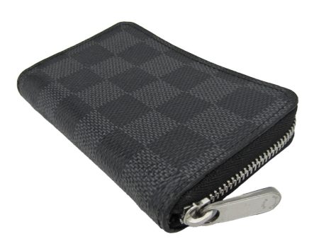 LOUIS VUITTON Damier Graphite Zippy Coin Purse N63076 Men s Damier Graphite Coin Purse coin Case Damier Graphite Online Sale