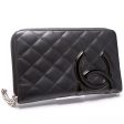 Chanel Cambon Ligne Zip Around Organizer Wallet Sale