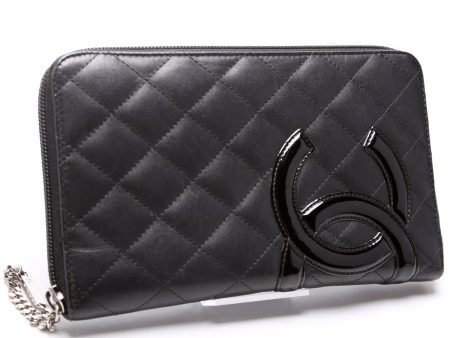 Chanel Cambon Ligne Zip Around Organizer Wallet Sale