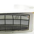 LOUIS VUITTON Damier Stainless Steel Bangle Silver Hot on Sale