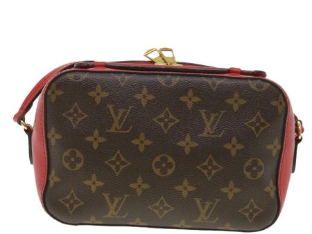 LOUIS VUITTON Monogram Saintonge Shoulder Bag Red M43556 38215 Online Hot Sale