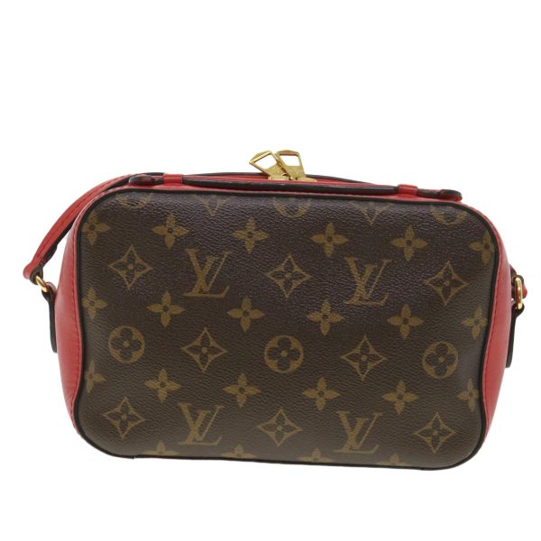 LOUIS VUITTON Monogram Saintonge Shoulder Bag Red M43556 38215 Online Hot Sale