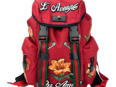 Gucci L Aveugle Par Amour Techpack Backpack Discount