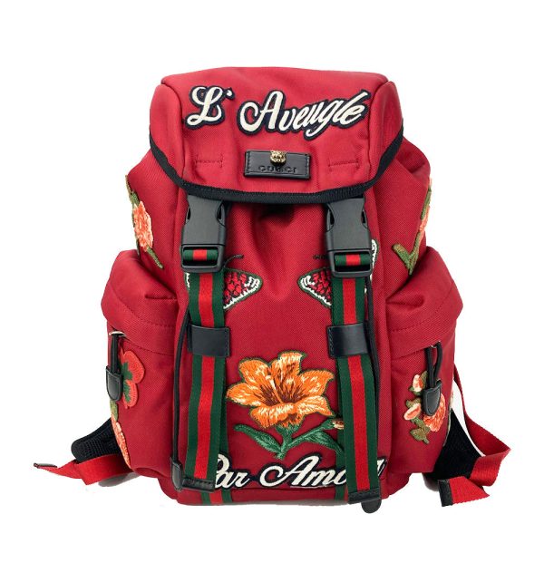 Gucci L Aveugle Par Amour Techpack Backpack Discount