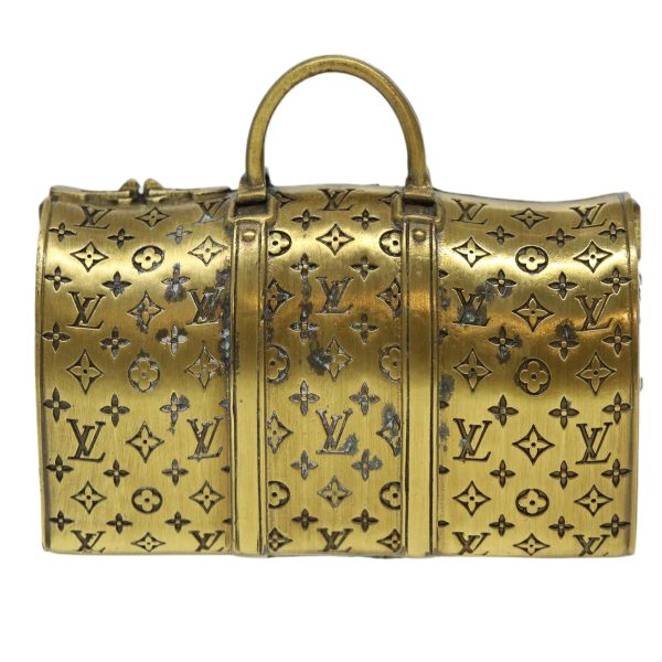 LOUIS VUITTON Keepall Motif Paper Weight Metal Gold Tone 38854A Discount